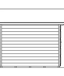 SkanHolz SKAN HOLZ Gartenhaus Delft, 250 X 250 Cm, Schwedenrot -Weka Shop 4018211028153 7