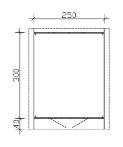 SkanHolz SKAN HOLZ Gartenhaus Hengelo 250 X 300 Cm, Schwedenrot -Weka Shop 4018211034734 3