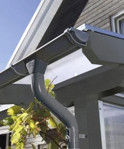 SkanHolz SKAN HOLZ Regenrinnen-Set 541 Cm, Stahl, Verzinkt U. Anthrazit Beschichtet -Weka Shop 4018211398034 2422088 scaled