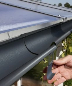 SkanHolz SKAN HOLZ Regenrinnen-Set 541 Cm, Stahl, Verzinkt U. Anthrazit Beschichtet -Weka Shop 4018211398034 2422090