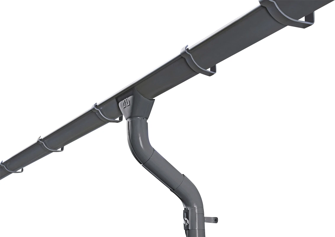 SkanHolz SKAN HOLZ Regenrinnen-Set Für Pavillon Cannes 1, Stahl, Verzinkt U. Anthrazit Beschichtet 3 SkanHolz SKAN HOLZ Regenrinnen-Set Für Pavillon Cannes 1, Stahl, Verzinkt U. Anthrazit Beschichtet