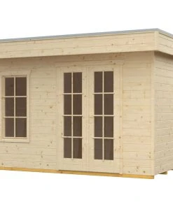 SkanHolz SKAN HOLZ Gartenhaus Breda, 380 X 380 Cm, Natur -Weka Shop 4018211603527 2