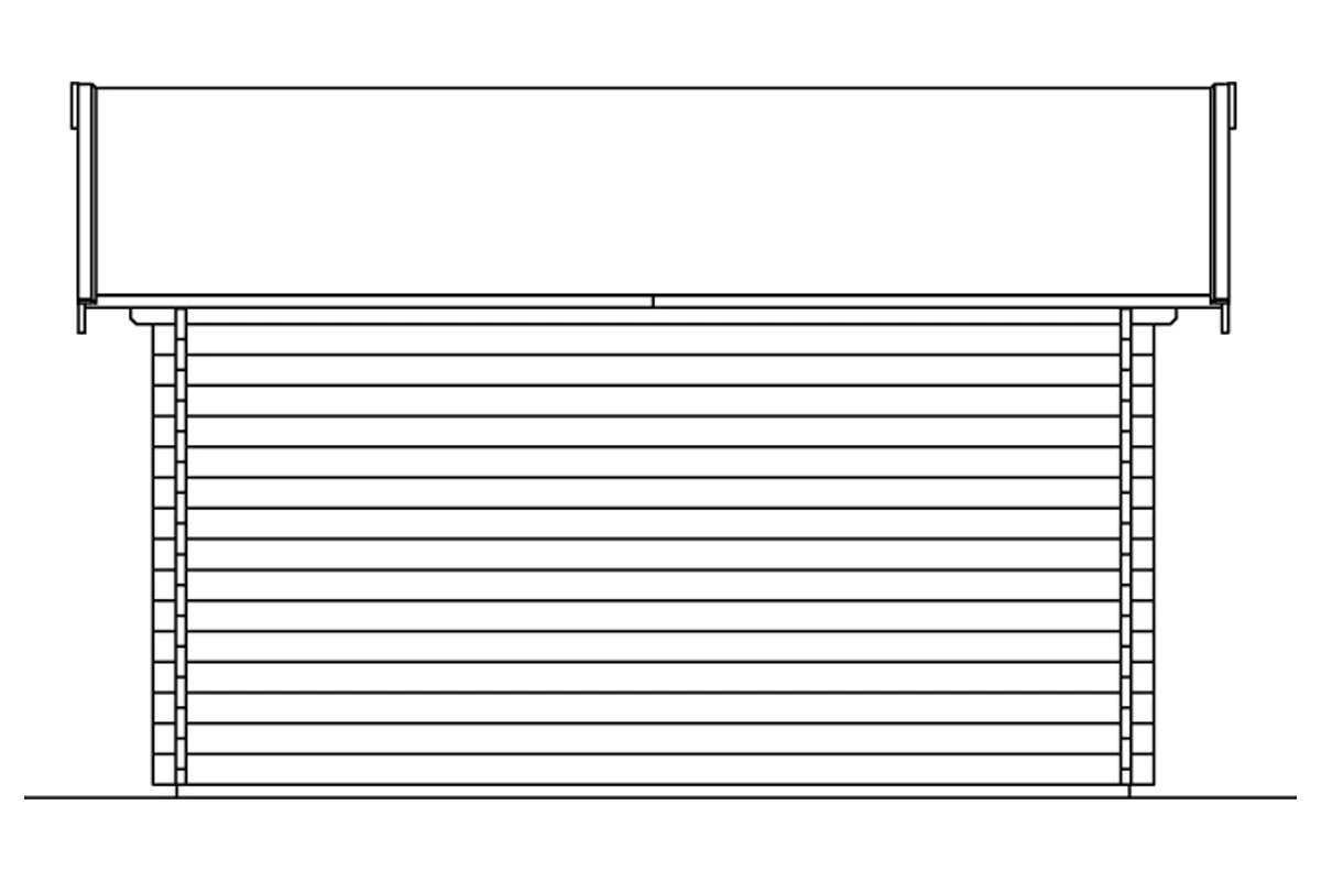 SkanHolz SKAN HOLZ Freizeithaus Lugano 2, 420 X 380 Cm Mit Lattung, Natur 7 SkanHolz SKAN HOLZ Freizeithaus Lugano 2, 420 X 380 Cm Mit Lattung, Natur – Bild 5