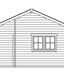 SkanHolz SKAN HOLZ Freizeithaus St. Moritz 600 X 500 Cm Mit 2. Schalung, Natur -Weka Shop 4018211610976 6