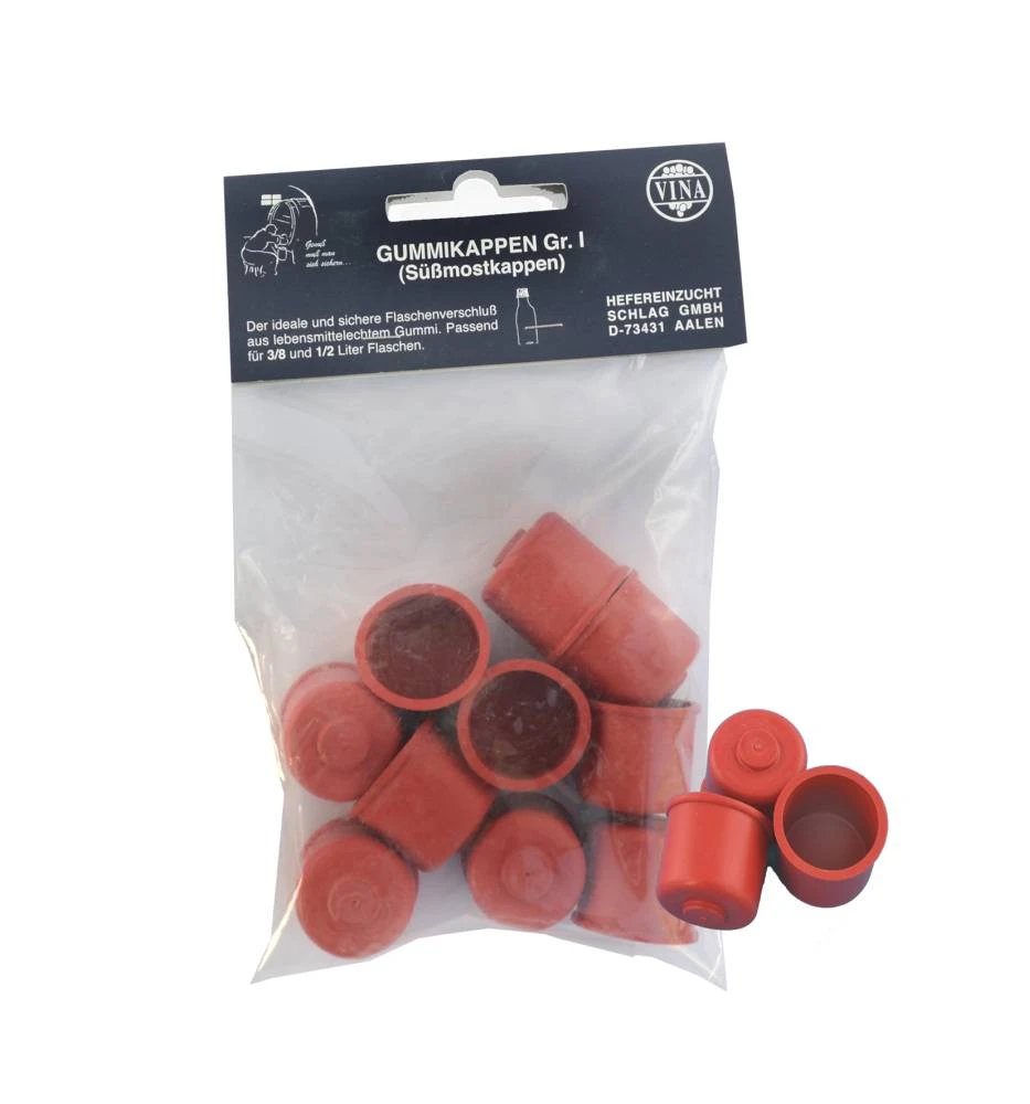 Vina Süßmostkappen Gummikappen Gr.1 Ohne Loch Ø 24 Mm 10 Stk 10 Stück, Ø 2,4 Cm 3 Vina Süßmostkappen Gummikappen Gr.1 Ohne Loch Ø 24 Mm 10 Stk 10 Stück, Ø 2,4 Cm
