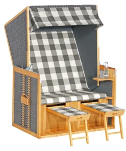 Sunny Smart Strandkorb Rustikal 10 Z 118 Cm 160 X 80 Cm