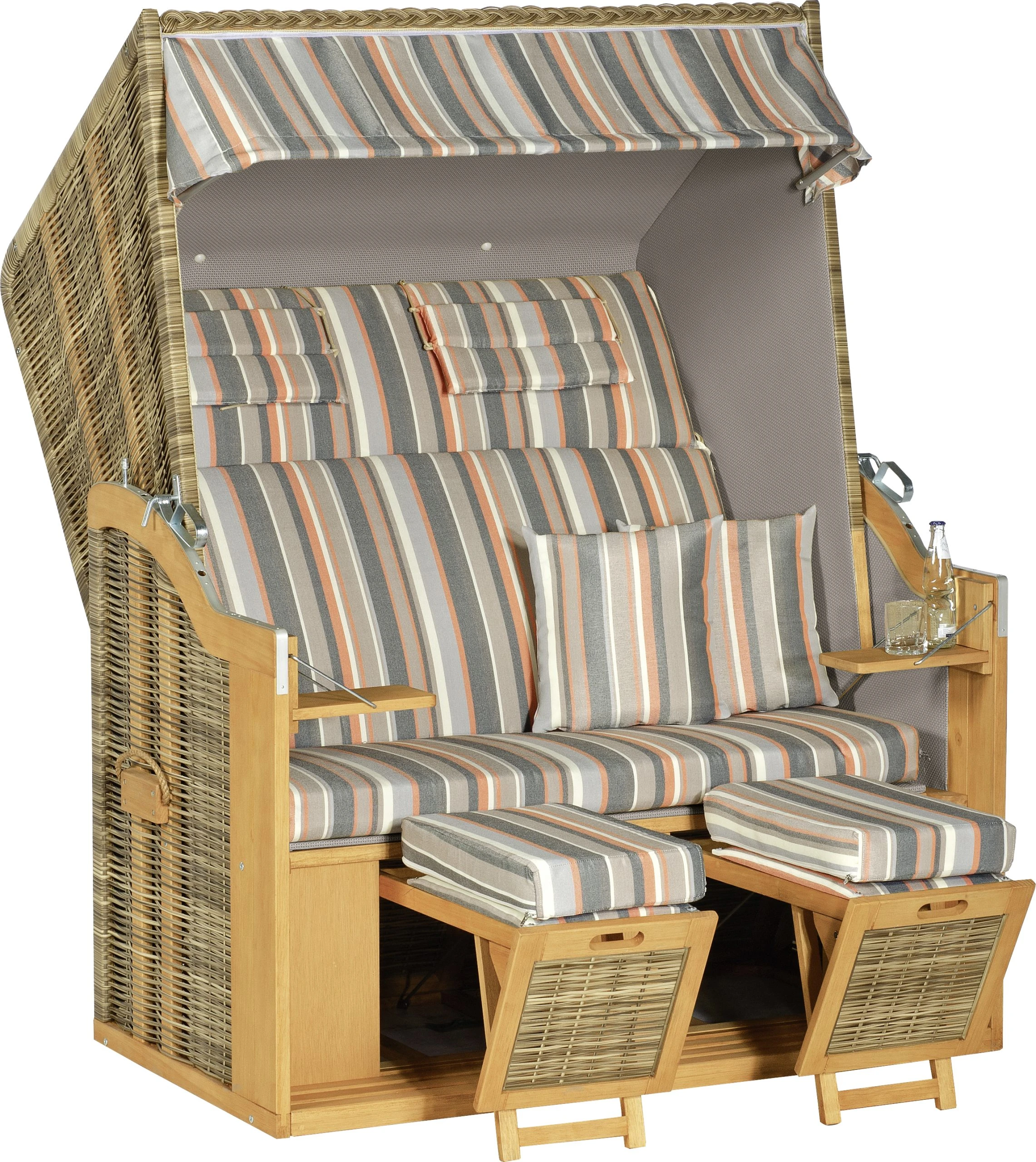 Sunny Smart Strandkorb Rustikal 34 Z XL Antik Pinie Teak, 140 X 160 X 80 Cm 3 Sunny Smart Strandkorb Rustikal 34 Z XL Antik Pinie Teak, 140 X 160 X 80 Cm