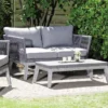 Sunny Smart Lounge-Set Delta Grau, Inkl. Kissen, Inkl. Tisch -Weka Shop 4028041973547