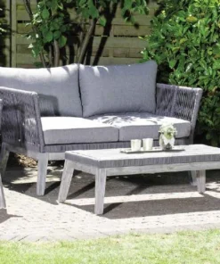 Sunny Smart Lounge-Set Delta Grau, Inkl. Kissen, Inkl. Tisch