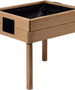 Dobar Kinder-Hochbeet Mit Kreidetafel Braun 50 X 40 X 45 Cm -Weka Shop 4042085585108 3180382 scaled