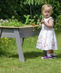 Dobar Kinder-Hochbeet Mit Ablage Grau 78 X 60 X 50 Cm -Weka Shop 4042085585207 3169571 scaled