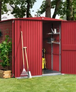 EcoStar Gerätehaus Trend-S Typ 2 258,8 X 247,7 X 216 Cm Taubenblau -Weka Shop 4042533294620 3347310