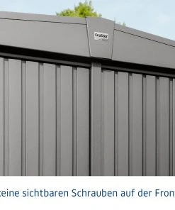 EcoStar Gerätehaus Trend-S Typ 2 258,8 X 247,7 X 216 Cm Graualuminium -Weka Shop 4042533294743 5