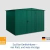 EcoStar Gerätehaus Trend-S Typ 3 323,6 X 247,7 X 219,4 Cm Moosgrün -Weka Shop 4042533294910 2