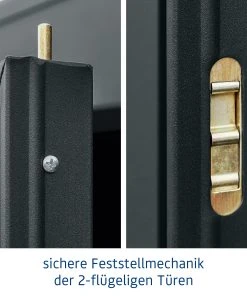 EcoStar Gerätehaus Trend-S Typ 3 323,6 X 247,7 X 219,4 Cm Graualuminium -Weka Shop 4042533294965 6