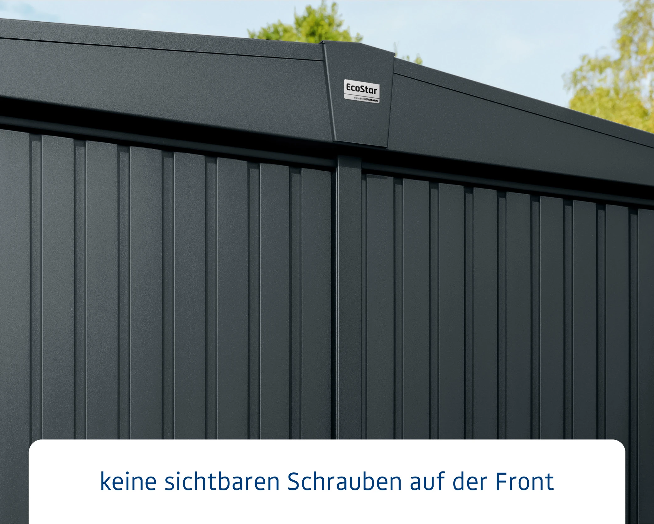 EcoStar Gerätehaus Trend-S Typ 3 323,6 X 247,7 X 219,4 Cm Anthrazitgrau 7 EcoStar Gerätehaus Trend-S Typ 3 323,6 X 247,7 X 219,4 Cm Anthrazitgrau – Bild 5