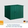 EcoStar Gerätehaus Elegant-S Typ 2 Moosgrün 1 Flg 258,8 X 247,7 X 216 Cm 1 EcoStar Gerätehaus Elegant-S Typ 2 Moosgrün 1 Flg 258,8 X 247,7 X 216 Cm -Weka Shop 4042533295351 3347417