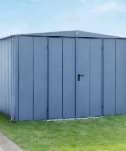 EcoStar Gerätehaus Elegant-S Typ 3 323,6 X 247,7 X 219,4 Cm Taubenblau