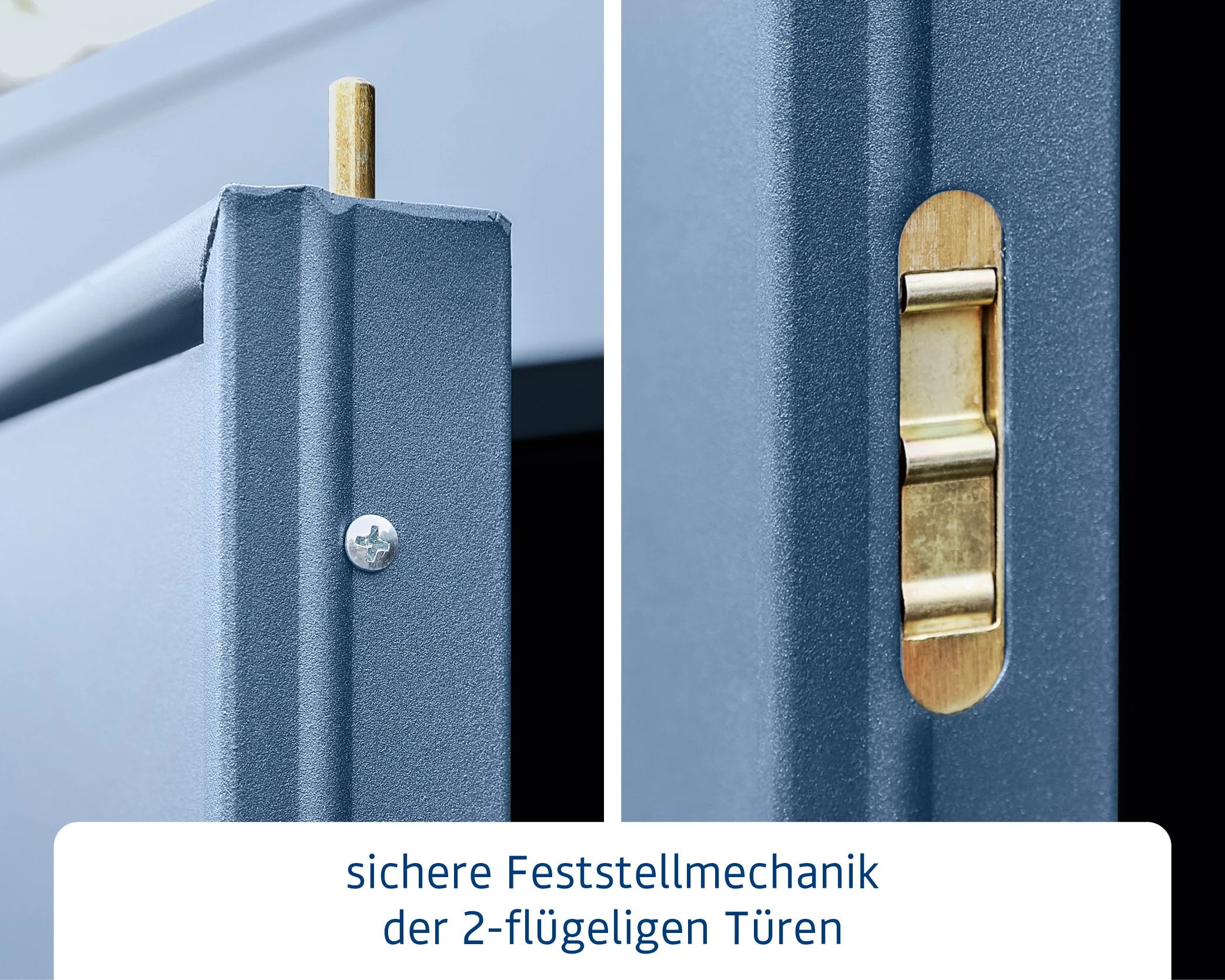 EcoStar Gerätehaus Elegant-S Typ 3 323,6 X 247,7 X 219,4 Cm Taubenblau 8 EcoStar Gerätehaus Elegant-S Typ 3 323,6 X 247,7 X 219,4 Cm Taubenblau – Bild 6