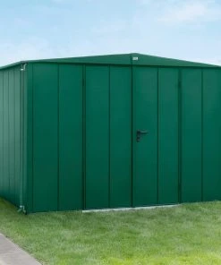 EcoStar Gerätehaus Elegant-S Typ 3 323,6 X 247,7 X 219,4 Cm Moosgrün