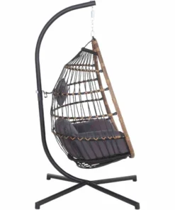 Siena Garden Hängekorb Salerno Schwarz Natur