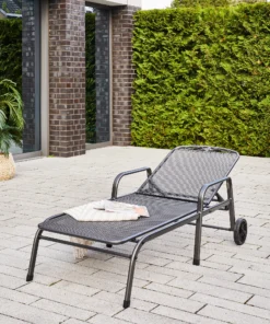 MWH Rollliege Savoy Eisengrau Stahlgestell Pulverbeschichtung (Elotherm) -Weka Shop 4260278790034 07