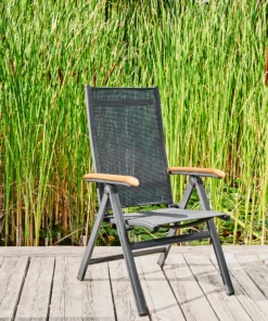 MWH Klappstuhl Reno Aluminium Mit Teak Armlehnen 13 MWH Klappstuhl Reno Aluminium Mit Teak Armlehnen -Weka Shop 4260440953168 06