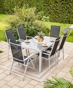 TrendLine Möbelset New York 1 Tisch + 4 Stühle