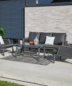 Primaster Aluminium Lounge Möbelset Cervia Inkl. Kissen