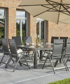 Primaster Aluminiumtisch Marseille 152 X 152 X 74,5 Cm -Weka Shop 4333692439916 90004330 scaled