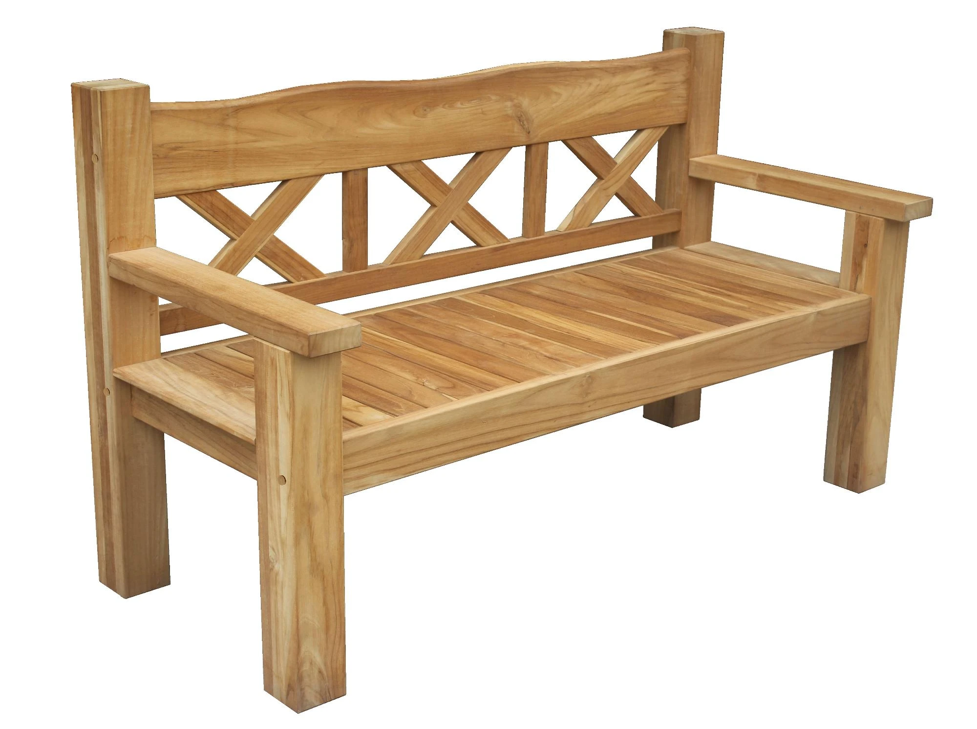 Primaster Gartenbank Teak Baria 3 Primaster Gartenbank Teak Baria