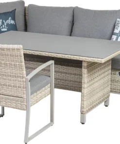 Primaster Dining Lounge Möbelset Tulum Inkl. Allwetter Kissen -Weka Shop 4333692867597 02