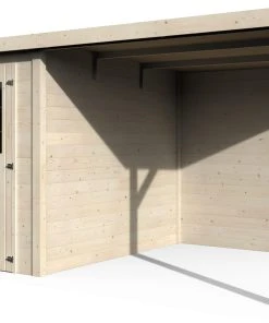 DÉCOR ET JARDIN Décor Et Jardin Gartenhaus Paradies Natur Inkl. Anbau