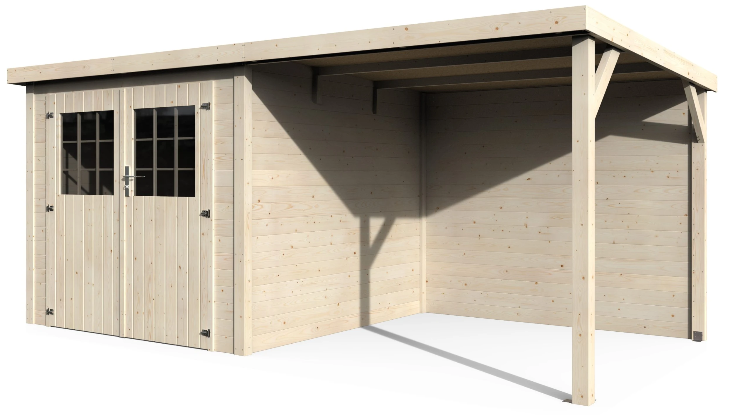 DÉCOR ET JARDIN Décor Et Jardin Gartenhaus Paradies Natur Inkl. Anbau 3 DÉCOR ET JARDIN Décor Et Jardin Gartenhaus Paradies Natur Inkl. Anbau