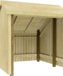 Plus Fahrrad/Geräteschuppen 5,7 M² Unbehandelt