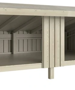 Plus Gartenhaus Shelter Doppelt 379 X 291 X 170/107 Cm