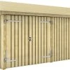 Plus Multi Gartenhaus 2 Module Geschlossen Inkl. Doppeltür 10,5 M² Unbehandelt -Weka Shop 5703393736000