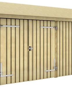 Plus Multi Gartenhaus 2 Module Geschlossen Inkl. Doppeltür 10,5 M² Unbehandelt