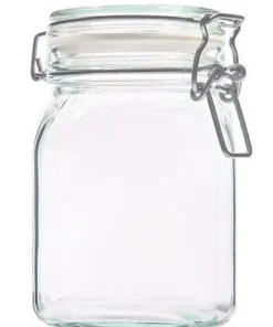 Omega Drahtbügelglas 750 Ml 10 X 10 X 14,2 Cm