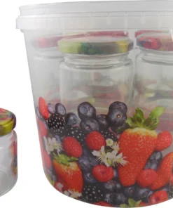 Omega Pflückeimer Mit 10 Einmachgläsern 210 Ml Mit Deckel -Weka Shop 5901752002029 03