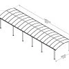 Palram Canopia Carport Arcadia Alpine 12700 1290 X 359 X 307 Cm (L X B X H) 2 Palram Canopia Carport Arcadia Alpine 12700 1290 X 359 X 307 Cm (L X B X H) -Weka Shop 7290108601152 6 scaled