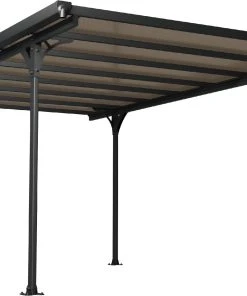 Palram Canopia Carport MODENA 5000 Ca. 504 X 300 Cm, Aluminium Schwarz