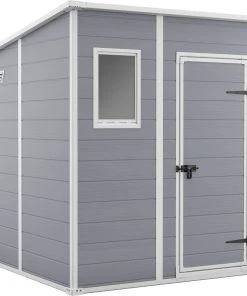 Keter Kunststoffgerätehaus Manor Pent 6x6 Ca. B 183,5 X T 183 X H 200,6 Cm
