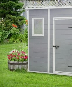 Keter Kunststoffgerätehaus Manor Pent 6x6 Ca. B 183,5 X T 183 X H 200,6 Cm -Weka Shop 7290112631411 1893009 scaled