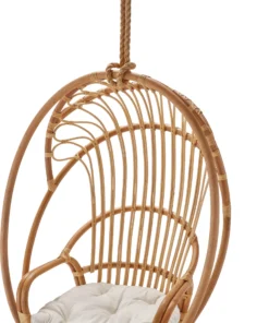 Mica Decorations Mica Stuhl Blanca Hängend Mit Kissen 91 X 61 X 113 Cm