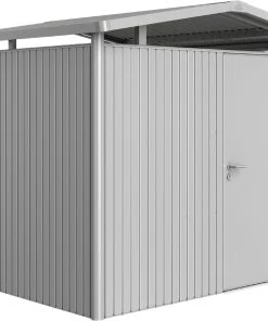Biohort Gerätehaus Panorama P3 273 X 238 X 227 Cm Silber Standardtür