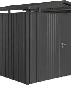 Biohort Gerätehaus Panorama P4 273 X 278 X 227 Cm Dunkelgrau Standardtür