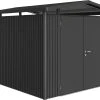 Biohort Gerätehaus Panorama P5 273 X 318 X 227 Cm Dunkelgrau Doppeltür -Weka Shop 9003414140691 1903349