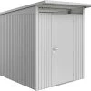 Biohort Gerätehaus Avantgarde A2 180 X 260 X 218 Cm Silber Standardtür -Weka Shop 9003414150201