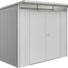 Biohort Gerätehaus Avantgarde A5 260 X 220 X 218 Cm Silber Doppeltür 1 Biohort Gerätehaus Avantgarde A5 260 X 220 X 218 Cm Silber Doppeltür -Weka Shop 9003414150591